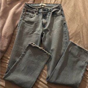 Abercrombie low rise baggy jeans